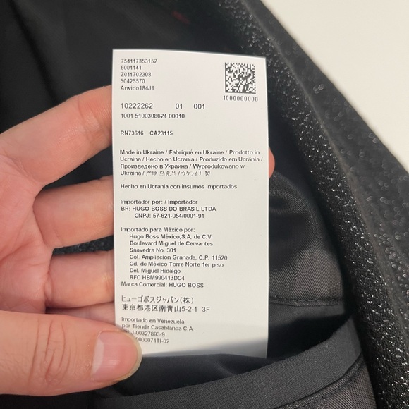 Hugo Boss Relaxed-fit Sparkle-effect Blazer Size 38R - Picture 12 of 12